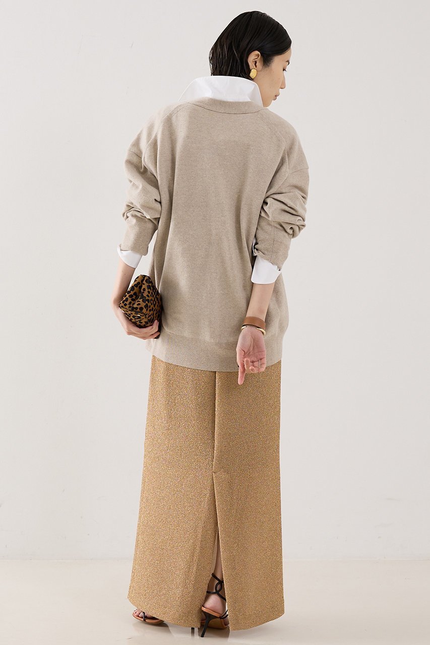 【ザ ストア バイ シー/THE STORE by C】の【COCUCA】ラメスカート 人気、トレンドファッション・服の通販 founy(ファニー) 　ファッション　Fashion　レディースファッション　Fashion for Women　スカート　Skirts　ロングスカート　Long Skirts / Maxi & Midi Skirts　なめらか　Smooth, Silky Texture　ロング　Long, Long-Length　エレガント 上品　Elegant　新作・新入荷　New Arrivals / New In　other-4|ID: prp329100004769275 ipo3291000000034544184