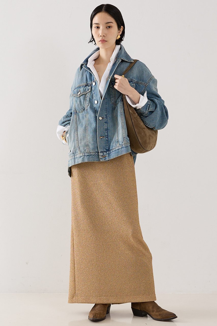 【ザ ストア バイ シー/THE STORE by C】の【COCUCA】ラメスカート 人気、トレンドファッション・服の通販 founy(ファニー) 　ファッション　Fashion　レディースファッション　Fashion for Women　スカート　Skirts　ロングスカート　Long Skirts / Maxi & Midi Skirts　なめらか　Smooth, Silky Texture　ロング　Long, Long-Length　エレガント 上品　Elegant　新作・新入荷　New Arrivals / New In　other-5|ID: prp329100004769275 ipo3291000000034544185