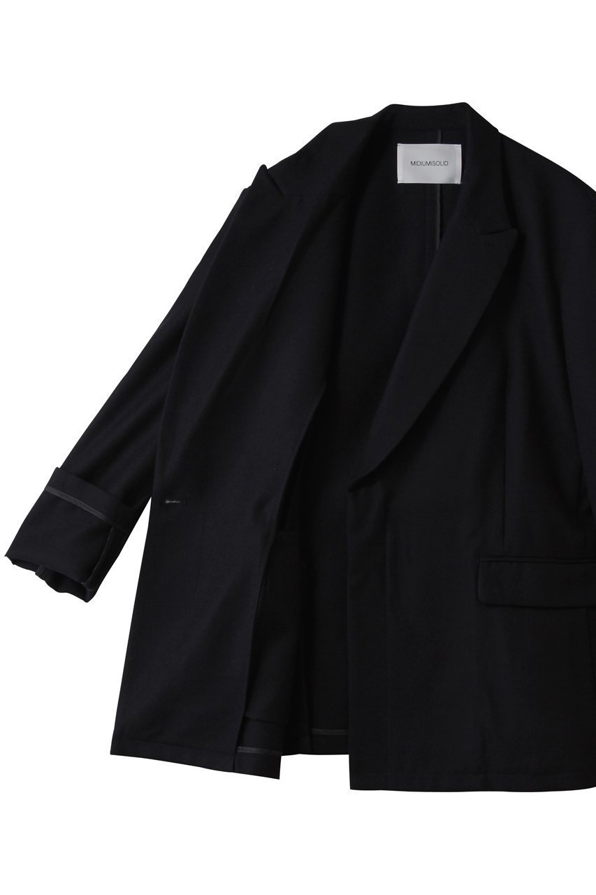 【ミディウミソリッド/MIDIUMISOLID / MEN】の【MEN】wool serge JK ジャケット 人気、トレンドファッション・服の通販 founy(ファニー) 　ファッション　Fashion　メンズファッション　Fashion for Men　シェイプ　Shape, Slim Fit　ジャケット　Jacket, Outerwear　スマート　Smart, Elegant　リュクス　Luxury, Elegant, High-End, Chic　新作・新入荷　New Arrivals / New In　other-6|ID: prp329100004769278 ipo3291000000034544219