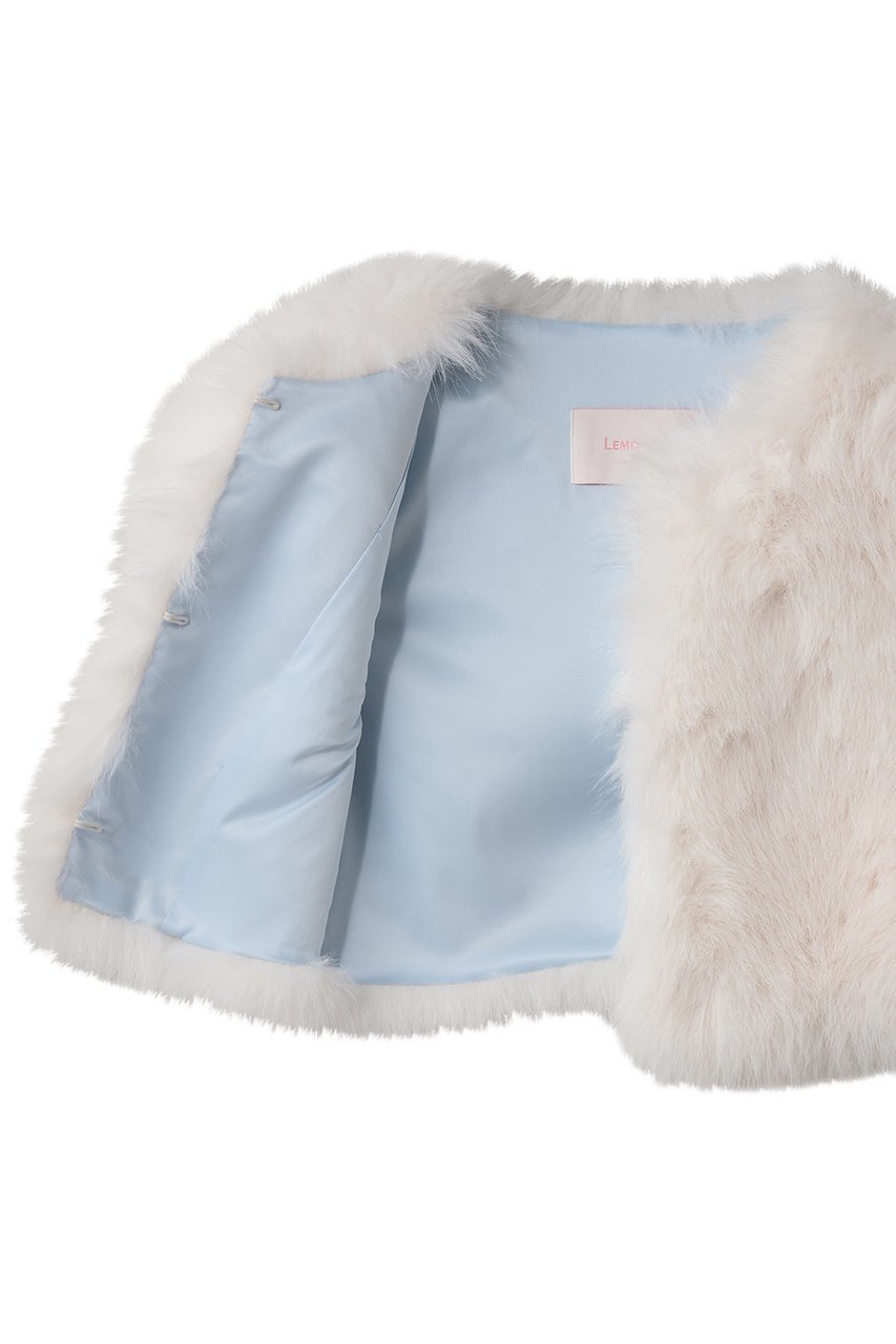 【レモンプレット/Lemonplet】のFAUX FUR ASPEN CROP JACKET 人気、トレンドファッション・服の通販 founy(ファニー) 　ファッション　Fashion　レディースファッション　Fashion for Women　アウター　Coat / Outerwear Collection　レディースジャケット・軽アウター　Jackets　ジャケット　Jacket, Outerwear　パーティ　Party, Party Style　フェイクファー　Faux Fur, Imitation Fur　フェミニン　Feminine, Girly　other-6|ID: prp329100004769279 ipo3291000000035703191