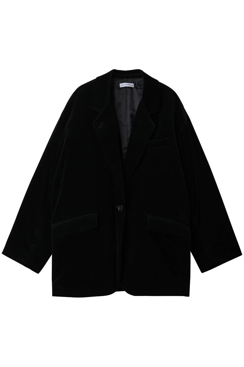 【マイ ウィークネス/MY WEAKNESS】のVelvet Jacket 人気、トレンドファッション・服の通販 founy(ファニー) 　ファッション　Fashion　レディースファッション　Fashion for Women　アウター　Coat / Outerwear Collection　レディースジャケット・軽アウター　Jackets　エレガント 上品　Elegant　シンプル　Simple, Minimal　ジャケット　Jacket, Outerwear　ベロア　Velour, Soft Velvet　ボックス　Boxy, Box Shape　ミドル　Middle Length, Mid Height　新作・新入荷　New Arrivals / New In　A/W・秋冬　Autumn/Winter　 other-1|ID: prp329100004769284 ipo3291000000034544370