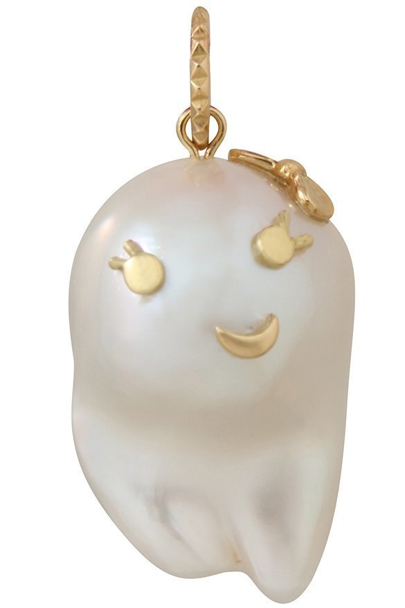 【カドー/CADEAUX】のオバケちゃん ペンダントトップ A インテリア・キッズ・メンズ・レディースファッション・服の通販 founy(ファニー) 　ファッション　Fashion　レディースファッション　Fashion for Women　ジュエリー　Jewelry　シンプル　Simple, Minimal　チャーム　Charm, Pendant　バロック　Baroque, Baroque Design　パール　Pearl, Pearl Accent　モチーフ　Motif, Design Theme　リュクス　Luxury, Elegant, High-End, Chic　ホワイト|ID: prp329100004770092 ipo3291000000035698668