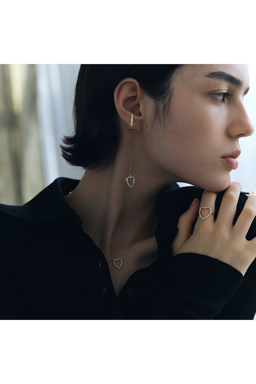 【プラス ヴァンドーム/Plus Vendome】のFINELINETATTOO heart イヤーカフ(片耳用) 人気、トレンドファッション・服の通販 founy(ファニー) 　ファッション　Fashion　レディースファッション　Fashion for Women　ジュエリー　Jewelry　ファッションリング　Fashion Rings　イヤリング・フープ・ドロップタイプ　Hoop, Drop & Clip Earrings　おすすめ　Recommended / Our Picks　イヤリング　Earrings　イヤーカフ　Ear Cuffs　コレクション　Collection, Seasonal Line　シンプル　Simple, Minimal　スタイリッシュ　Stylish, Fashionable　チェーン　Chain, Chain Strap　メタリック　Metallic, Shiny Finish　モダン　Modern, Contemporary　ロング　Long, Long-Length　新作・新入荷　New Arrivals / New In　片耳　One-Ear, Single Earring　other-6|ID: prp329100004770094 ipo3291000000034554347