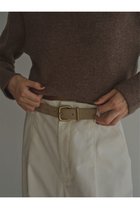 【エトレトウキョウ/ETRE TOKYO】のヌバックレザースクエアバックルベルト ベージュ|ID: prp329100004770096 ipo3291000000034554352