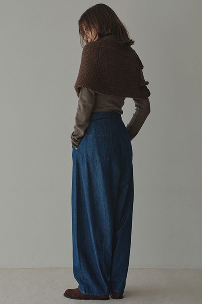 【エトレトウキョウ/ETRE TOKYO】のカーヴィータックデニムパンツ 人気、トレンドファッション・服の通販 founy(ファニー) 　ファッション　Fashion　レディースファッション　Fashion for Women　パンツ　Pants & Trousers　デニムパンツ・ジーンズ・美脚デニム　Denim Jeans & Pants　おすすめ　Recommended / Our Picks　ショート　Short, Short Length　スニーカー　Sneakers, Trainers　デニム　Denim, Jeans Material　バランス　Balance, Style Balance　フォルム　Silhouette, Form　フロント　Front, Front Design　ワイド　Wide, Wide Fit　新作・新入荷　New Arrivals / New In　日本製　Made In Japan　other-4|ID: prp329100004770097 ipo3291000000034554360