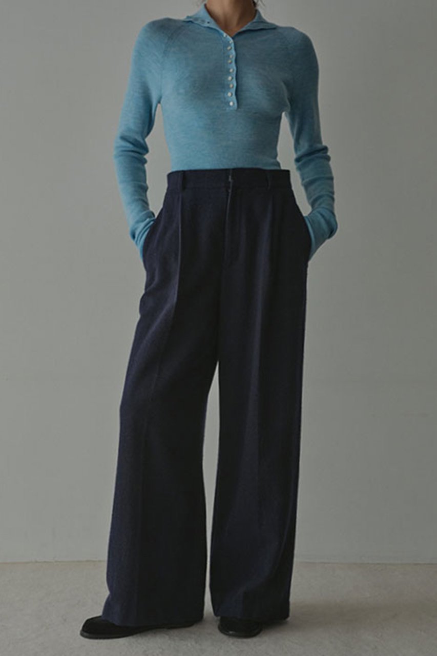 【エトレトウキョウ/ETRE TOKYO】のウールツイルセミワイドパンツ 人気、トレンドファッション・服の通販 founy(ファニー) 　ファッション　Fashion　レディースファッション　Fashion for Women　パンツ　Pants & Trousers　カットソー　Cut and Sewn Top　スウェット / スエット　Sweatshirt, Sweatwear　セットアップ　Set-Up, Coordinated Outfit　センター　Center, Center Line　ツイル　Twist, Twisted Detail　フラップ　Flap, Flap Pocket　ポケット　Pocket, Pocket Detail　ミックス　Mix, Mixed Style　A/W・秋冬　Autumn/Winter　新作・新入荷　New Arrivals / New In　 other-1|ID: prp329100004770098 ipo3291000000034554365