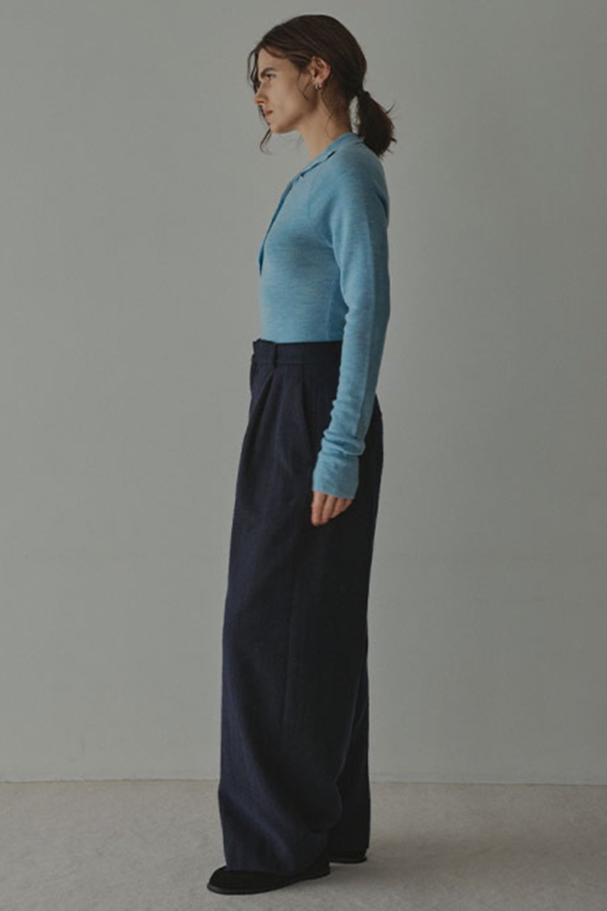 【エトレトウキョウ/ETRE TOKYO】のウールツイルセミワイドパンツ 人気、トレンドファッション・服の通販 founy(ファニー) 　ファッション　Fashion　レディースファッション　Fashion for Women　パンツ　Pants & Trousers　カットソー　Cut and Sewn Top　スウェット / スエット　Sweatshirt, Sweatwear　セットアップ　Set-Up, Coordinated Outfit　センター　Center, Center Line　ツイル　Twist, Twisted Detail　フラップ　Flap, Flap Pocket　ポケット　Pocket, Pocket Detail　ミックス　Mix, Mixed Style　A/W・秋冬　Autumn/Winter　新作・新入荷　New Arrivals / New In　other-5|ID: prp329100004770098 ipo3291000000034554370