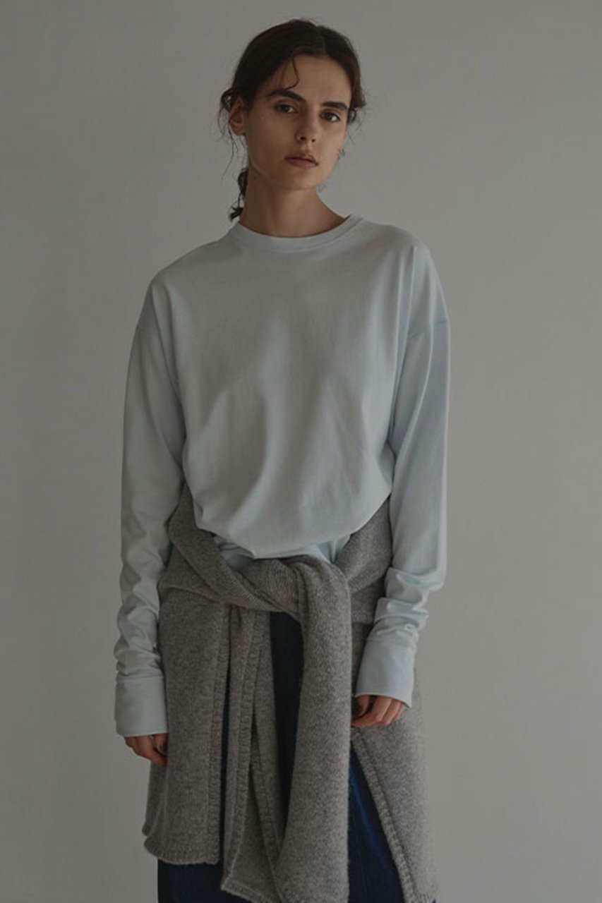 【エトレトウキョウ/ETRE TOKYO】のカフボタンロンTee 人気、トレンドファッション・服の通販 founy(ファニー) 　ファッション　Fashion　レディースファッション　Fashion for Women　トップス・カットソー　Cut & Sew Tops　シャツ・ブラウス・オフィスカジュアル　Elegant Blouses & Button-Ups　ロングTシャツ・Tシャツ　Longline T-Shirts & Tees　カットソー・ベーシックTシャツ　Cut-and-Sewn Tops / Stretch Tees & Basics　なめらか　Smooth, Silky Texture　インナー　Innerwear　カフス　Cuff Design　シンプル　Simple, Minimal　スタンダード　Standard, Basic　スリーブ　Sleeve, Long Sleeve / Short Sleeve　ベーシック　Basic, Essential　ロング　Long, Long-Length　other-2|ID: prp329100004770099 ipo3291000000036207153