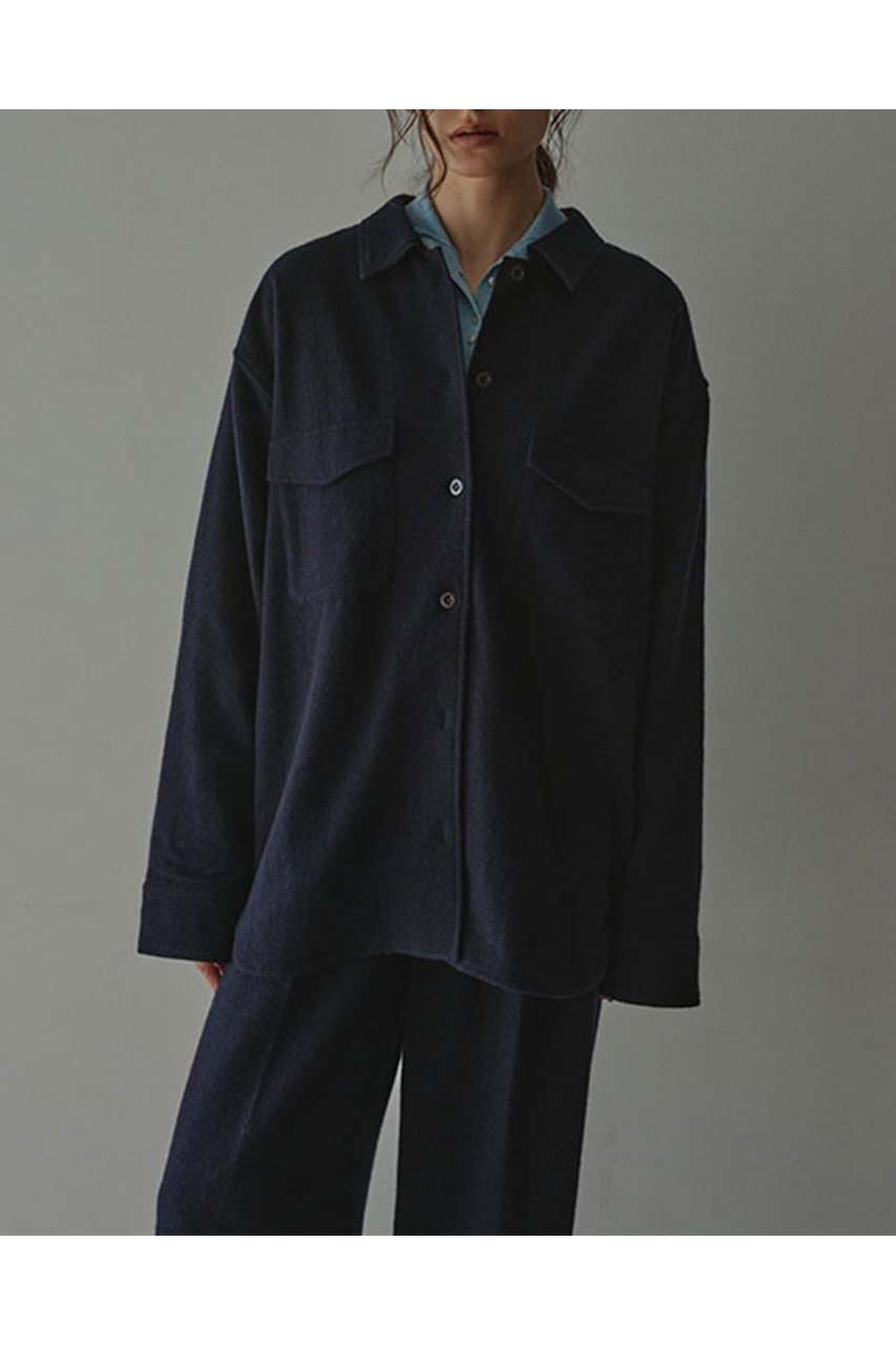 【エトレトウキョウ/ETRE TOKYO】のウールツイルオーバーサイズシャツ 人気、トレンドファッション・服の通販 founy(ファニー) ファッション Fashion レディースファッション Fashion for Women トップス・カットソー Cut & Sew Tops シャツ・ブラウス・オフィスカジュアル Elegant Blouses & Button-Ups ショルダー Shoulder, Shoulder Strap スリーブ Sleeve, Long Sleeve / Short Sleeve セットアップ Set-Up, Coordinated Outfit タートルネック Turtleneck, High Neck ツイル Twist, Twisted Detail ドロップ Drop Shoulder, Dropped Style バランス Balance, Style Balance フラップ Flap, Flap Pocket フロント Front, Front Design ポケット Pocket, Pocket Detail 羽織 Haori, Light Jacket ロング Long, Long-Length 冬 Winter / This Winter おすすめ Recommended / Our Picks 新作・新入荷 New Arrivals / New In other-2|ID: prp329100004770102 ipo3291000000034554405