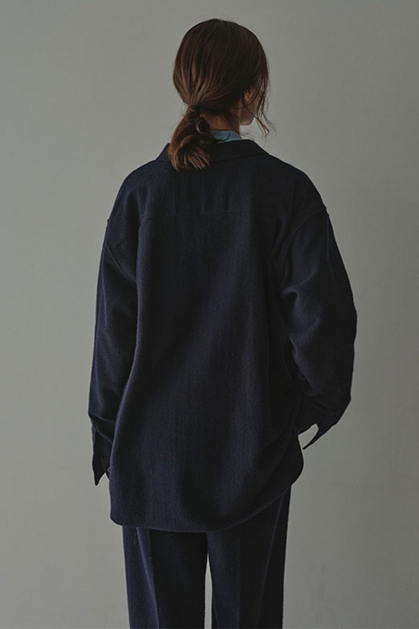 【エトレトウキョウ/ETRE TOKYO】のウールツイルオーバーサイズシャツ 人気、トレンドファッション・服の通販 founy(ファニー) ファッション Fashion レディースファッション Fashion for Women トップス・カットソー Cut & Sew Tops シャツ・ブラウス・オフィスカジュアル Elegant Blouses & Button-Ups ショルダー Shoulder, Shoulder Strap スリーブ Sleeve, Long Sleeve / Short Sleeve セットアップ Set-Up, Coordinated Outfit タートルネック Turtleneck, High Neck ツイル Twist, Twisted Detail ドロップ Drop Shoulder, Dropped Style バランス Balance, Style Balance フラップ Flap, Flap Pocket フロント Front, Front Design ポケット Pocket, Pocket Detail 羽織 Haori, Light Jacket ロング Long, Long-Length 冬 Winter / This Winter おすすめ Recommended / Our Picks 新作・新入荷 New Arrivals / New In other-4|ID: prp329100004770102 ipo3291000000034554407