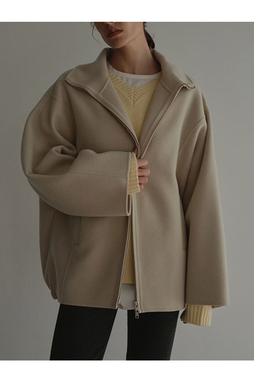 【エトレトウキョウ/ETRE TOKYO】のメルトンスタンドネックリバーブルゾン インテリア・キッズ・メンズ・レディースファッション・服の通販 founy(ファニー) 　ファッション　Fashion　レディースファッション　Fashion for Women　アウター　Coat / Outerwear Collection　レディースジャケット・軽アウター　Jackets　ブルゾンジャケット・スポーティアウター　Blouson Jackets　ギャザー　Gathered, Ruffled　コンパクト　Compact, Small Size　シンプル　Simple, Minimal　ジャケット　Jacket, Outerwear　スタイリッシュ　Stylish, Fashionable　スタンド　Stand Collar, Upright Stand　ブルゾン　Blouson, Bomber Jacket　メルトン　Melton, Heavy Wool　リラックス　Relax, Relaxed Fit　新作・新入荷　New Arrivals / New In　セージ|ID: prp329100004770103 ipo3291000000034554414