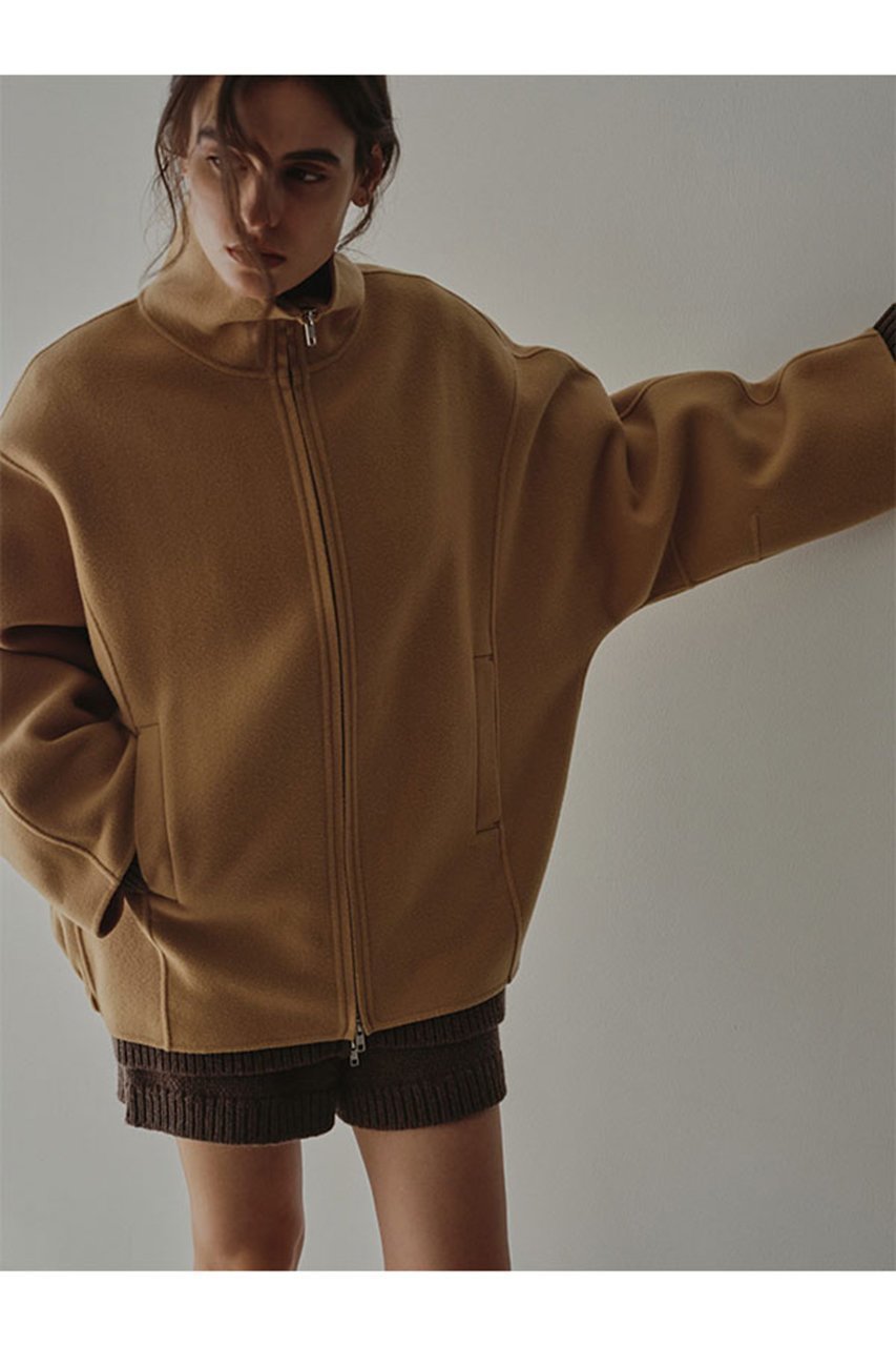 【エトレトウキョウ/ETRE TOKYO】のメルトンスタンドネックリバーブルゾン 人気、トレンドファッション・服の通販 founy(ファニー) 　ファッション　Fashion　レディースファッション　Fashion for Women　アウター　Coat / Outerwear Collection　レディースジャケット・軽アウター　Jackets　ブルゾンジャケット・スポーティアウター　Blouson Jackets　ギャザー　Gathered, Ruffled　コンパクト　Compact, Small Size　シンプル　Simple, Minimal　ジャケット　Jacket, Outerwear　スタイリッシュ　Stylish, Fashionable　スタンド　Stand Collar, Upright Stand　ブルゾン　Blouson, Bomber Jacket　メルトン　Melton, Heavy Wool　リラックス　Relax, Relaxed Fit　新作・新入荷　New Arrivals / New In　other-3|ID: prp329100004770103 ipo3291000000034554417