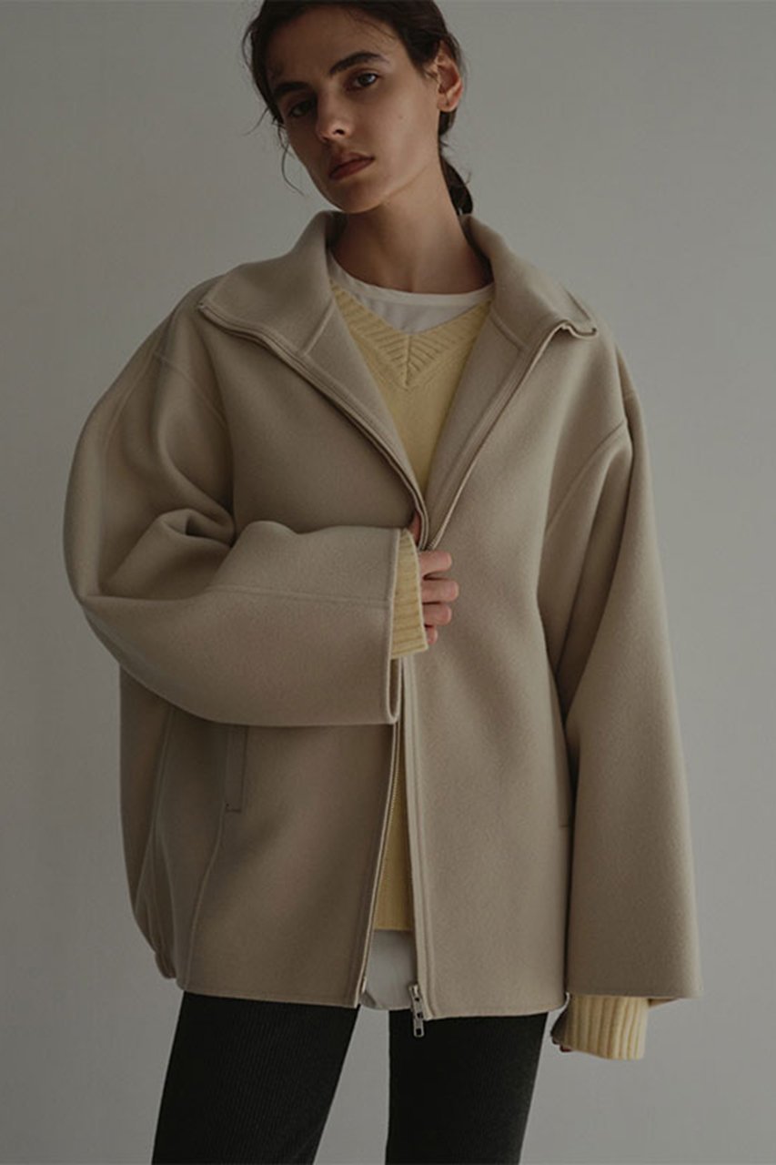 【エトレトウキョウ/ETRE TOKYO】のメルトンスタンドネックリバーブルゾン 人気、トレンドファッション・服の通販 founy(ファニー) 　ファッション　Fashion　レディースファッション　Fashion for Women　アウター　Coat / Outerwear Collection　レディースジャケット・軽アウター　Jackets　ブルゾンジャケット・スポーティアウター　Blouson Jackets　ギャザー　Gathered, Ruffled　コンパクト　Compact, Small Size　シンプル　Simple, Minimal　ジャケット　Jacket, Outerwear　スタイリッシュ　Stylish, Fashionable　スタンド　Stand Collar, Upright Stand　ブルゾン　Blouson, Bomber Jacket　メルトン　Melton, Heavy Wool　リラックス　Relax, Relaxed Fit　 other-1|ID: prp329100004770103 ipo3291000000035561810