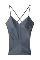 【フートーキョー/Foo Tokyo】のシルクキャミソール 人気、トレンドファッション・服の通販 founy(ファニー) ファッション Fashion レディースファッション Fashion for Women 下着・ランジェリー Lingerie & Intimates その他ランジェリー・インナーアイテム Other Lingerie / Intimates インナー Innerwear キャミソール Camisole, Spaghetti Strap Top シルク Silk, 100% Silk ランジェリー Lingerie, Intimate Wear リラックス Relax, Relaxed Fit エレガント 上品 Elegant thumbnail チャコールグレー|ID: prp329100004770105 ipo3291000000035883334