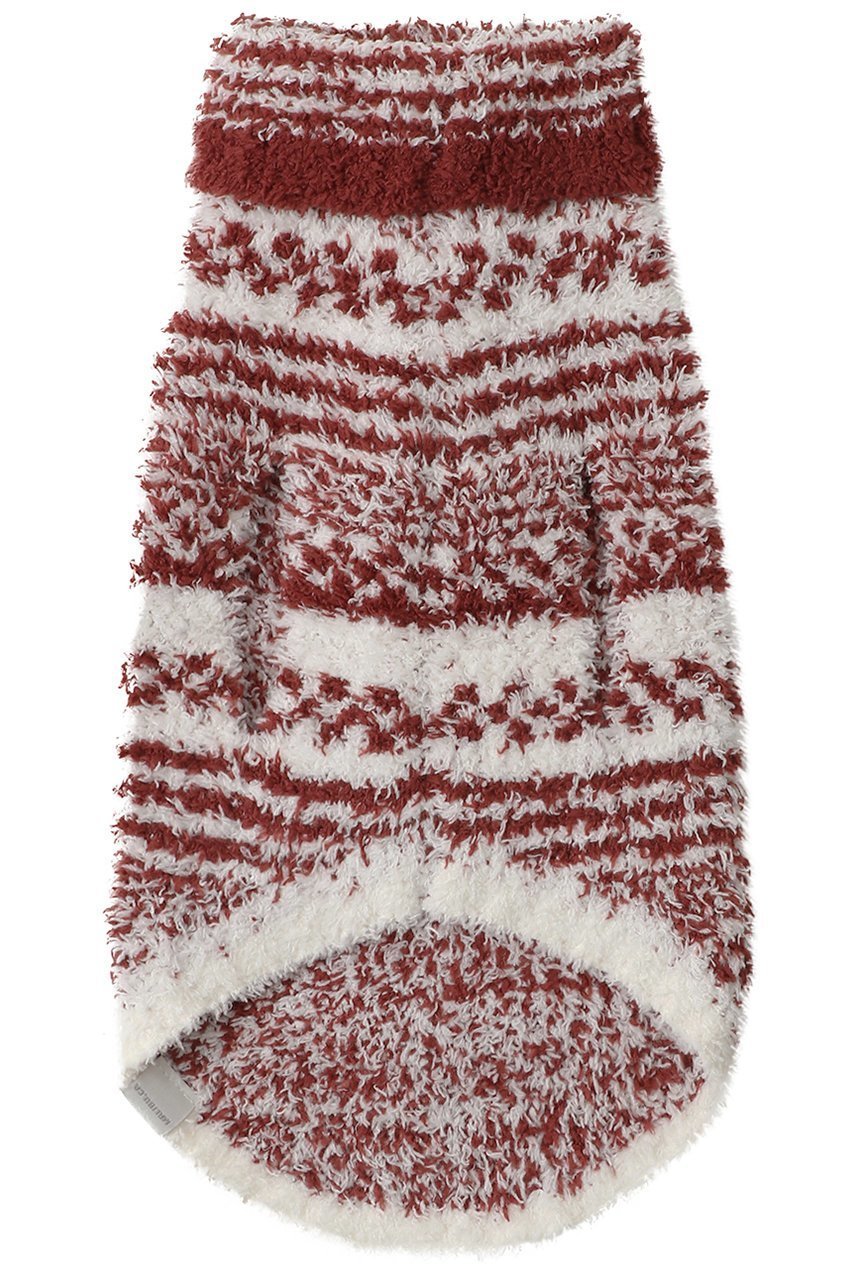 【ベアフット ドリームズ/BAREFOOT DREAMS】の【ペットグッズ】コージーシック チェッカード ストライプ ペット セーター インテリア・キッズ・メンズ・レディースファッション・服の通販 founy(ファニー) 　ファッション　Fashion　レディースファッション　Fashion for Women　ユニセックス　Unisex, Genderless　お家時間・ステイホーム　Stay Home / At Home　クラシック　Classic, Timeless Style　ジャカード／ジャガード　Jacquard, Woven Pattern　スタイリッシュ　Stylish, Fashionable　ストライプ　Stripe, Striped Pattern　セーター　Sweater, Knitwear　チェック　Check, Plaid, Tartan　エレガント 上品　Elegant　新作・新入荷　New Arrivals / New In　レッド|ID: prp329100004770111 ipo3291000000034554493