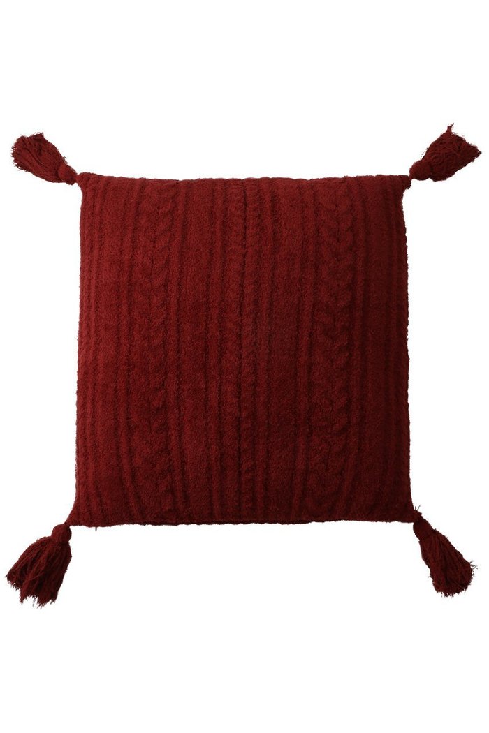 【ベアフット ドリームズ/BAREFOOT DREAMS】の【UNISEX】コージーシック ケーブル タッセル付き ピロー インテリア・キッズ・メンズ・レディースファッション・服の通販 founy(ファニー) https://founy.com/ ファッション Fashion レディースファッション Fashion for Women ユニセックス Unisex, Genderless クッション Cushion, Throw Pillow クラシック Classic, Timeless Style タッセル Tassel, Fringe リラックス Relax, Relaxed Fit |ID: prp329100004770117 ipo3291000000035924244