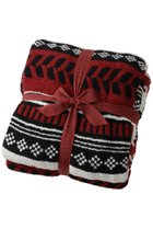 【ベアフット ドリームズ/BAREFOOT DREAMS】の【UNISEX】コージーシック フェアアイル スロー 人気、トレンドファッション・服の通販 founy(ファニー) ファッション Fashion レディースファッション Fashion for Women ユニセックス Unisex, Genderless クラシック Classic, Timeless Style ジャカード／ジャガード Jacquard, Woven Pattern ブランケット Blanket, Throw Blanket モダン Modern, Contemporary エレガント 上品 Elegant 冬 Winter / This Winter thumbnail レッド|ID: prp329100004770119 ipo3291000000035924251