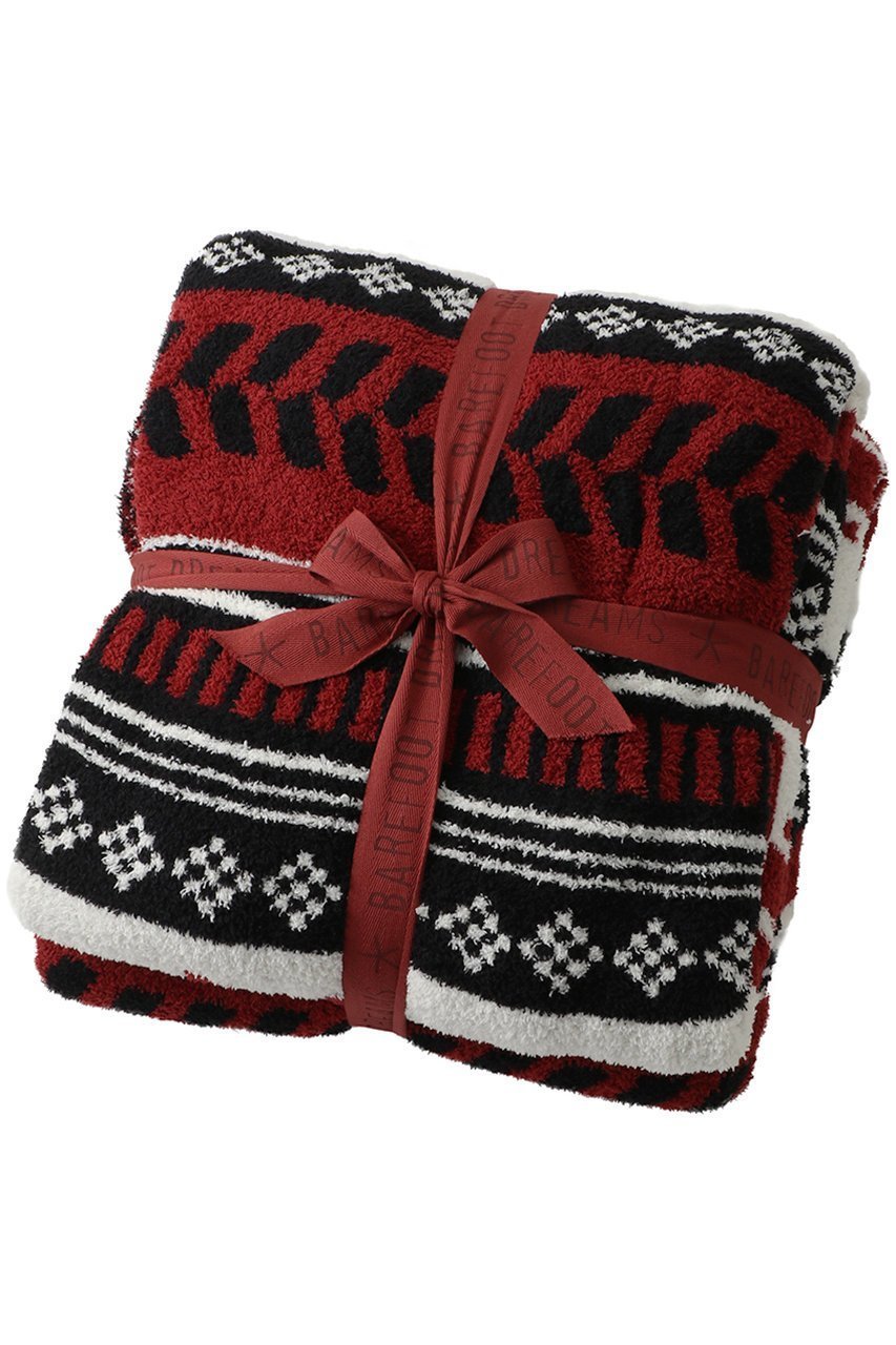 【ベアフット ドリームズ/BAREFOOT DREAMS】の【UNISEX】コージーシック フェアアイル スロー インテリア・キッズ・メンズ・レディースファッション・服の通販 founy(ファニー) 　ファッション　Fashion　レディースファッション　Fashion for Women　ユニセックス　Unisex, Genderless　クラシック　Classic, Timeless Style　ジャカード／ジャガード　Jacquard, Woven Pattern　ブランケット　Blanket, Throw Blanket　モダン　Modern, Contemporary　エレガント 上品　Elegant　冬　Winter / This Winter　レッド|ID: prp329100004770119 ipo3291000000035924251