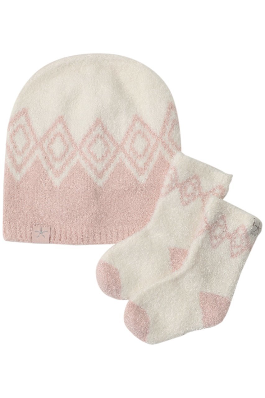 【ベアフットドリームス/BAREFOOT DREAMS / KIDS】の【BABY】コージーシックライト フェアアイル ビーニー&ソックス セット 人気、トレンドファッション・服の通販 founy(ファニー) ファッション Fashion キッズファッション Fashion for Kids おすすめ Recommended / Our Picks お家時間・ステイホーム Stay Home / At Home クラシック Classic, Timeless Style セットアップ Set-Up, Coordinated Outfit ソックス Socks, Hosiery ブロック Block, Solid Block Pattern ベビー Baby, Babywear 新作・新入荷 New Arrivals / New In other-1|ID: prp329100004770126 ipo3291000000034554566