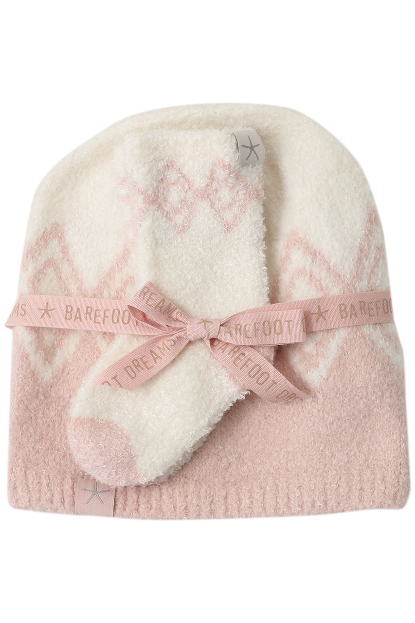 【ベアフットドリームス/BAREFOOT DREAMS / KIDS】の【BABY】コージーシックライト フェアアイル ビーニー&ソックス セット 人気、トレンドファッション・服の通販 founy(ファニー) 　ファッション　Fashion　キッズファッション　Fashion for Kids　おすすめ　Recommended / Our Picks　お家時間・ステイホーム　Stay Home / At Home　クラシック　Classic, Timeless Style　セットアップ　Set-Up, Coordinated Outfit　ソックス　Socks, Hosiery　ブロック　Block, Solid Block Pattern　ベビー　Baby, Babywear　other-5|ID: prp329100004770126 ipo3291000000035859908