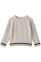 【ベアフットドリームス/BAREFOOT DREAMS / KIDS】の【KIDS】コージーシック リブ ケーブル プルオーバー 人気、トレンドファッション・服の通販 founy(ファニー) ファッション Fashion キッズファッション Fashion for Kids トップス・カットソー Cut & Sew Tops クラシック Classic, Timeless Style ストライプ Stripe, Striped Pattern スポーティ Sporty, Casual Athletic スリーブ Sleeve, Long Sleeve / Short Sleeve フィット Fit, Slim Fit リラックス Relax, Relaxed Fit 新作・新入荷 New Arrivals / New In thumbnail アイボリー|ID: prp329100004770128 ipo3291000000034554579