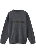 【エリオポール/heliopole】のインターシャロゴニット 人気、トレンドファッション・服の通販 founy(ファニー) ファッション Fashion レディースファッション Fashion for Women トップス・カットソー Cut & Sew Tops ニット Knit Tops & Sweaters カジュアルプルオーバー・ニットトップス Pullovers & Knit Tops / Casual Pullovers カットソー Cut and Sewn Top シンプル Simple, Minimal ベーシック Basic, Essential 定番 Standard, Basic Item 新作・新入荷 New Arrivals / New In thumbnail グレー|ID: prp329100004770131 ipo3291000000034554599