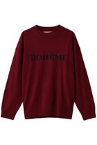 【エリオポール/heliopole】のインターシャロゴニット 人気、トレンドファッション・服の通販 founy(ファニー) ファッション Fashion レディースファッション Fashion for Women トップス・カットソー Cut & Sew Tops ニット Knit Tops & Sweaters カジュアルプルオーバー・ニットトップス Pullovers & Knit Tops / Casual Pullovers カットソー Cut and Sewn Top シンプル Simple, Minimal ベーシック Basic, Essential 定番 Standard, Basic Item 新作・新入荷 New Arrivals / New In thumbnail ボルドー|ID: prp329100004770131 ipo3291000000034554603