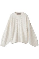 【エリオポール/heliopole】のケーブルスパングルニット 人気、トレンドファッション・服の通販 founy(ファニー) ファッション Fashion レディースファッション Fashion for Women トップス・カットソー Cut & Sew Tops ニット Knit Tops & Sweaters カジュアルプルオーバー・ニットトップス Pullovers & Knit Tops / Casual Pullovers スパンコール Sequins, Sequin Embellishment メタリック Metallic, Shiny Finish 新作・新入荷 New Arrivals / New In thumbnail ホワイト|ID: prp329100004770132 ipo3291000000034554610