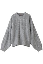 【エリオポール/heliopole】のケーブルスパングルニット 人気、トレンドファッション・服の通販 founy(ファニー) ファッション Fashion レディースファッション Fashion for Women トップス・カットソー Cut & Sew Tops ニット Knit Tops & Sweaters カジュアルプルオーバー・ニットトップス Pullovers & Knit Tops / Casual Pullovers スパンコール Sequins, Sequin Embellishment メタリック Metallic, Shiny Finish 新作・新入荷 New Arrivals / New In thumbnail ライトグレー|ID: prp329100004770132 ipo3291000000034554612