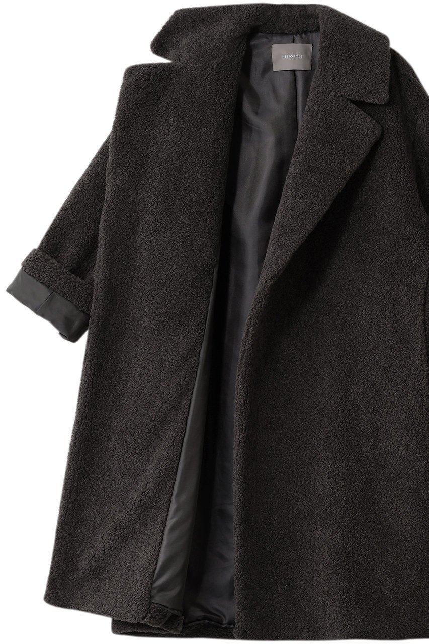 【エリオポール/heliopole】のシープボアチェスターコート 人気、トレンドファッション・服の通販 founy(ファニー) 　ファッション　Fashion　レディースファッション　Fashion for Women　アウター　Coat / Outerwear Collection　コート・ロングコート・ピーコート　Long Coats, Peacoats & More　チェスターコート・ロング丈アウター　Chester Coats / Chesterfield Long Coats　フェミニン　Feminine, Girly　ロング　Long, Long-Length　エレガント 上品　Elegant　新作・新入荷　New Arrivals / New In　other-6|ID: prp329100004770136 ipo3291000000034554641