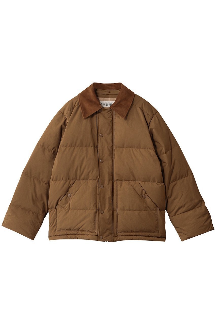 【シンゾーン/Shinzone】のスエードカラーダウンジャケット インテリア・キッズ・メンズ・レディースファッション・服の通販 founy(ファニー) 　ファッション　Fashion　レディースファッション　Fashion for Women　アウター　Coat / Outerwear Collection　レディースジャケット・軽アウター　Jackets　アウトドア　Outdoor Clothing　ジャケット　Jacket, Outerwear　ダウン　Down, Puffer　ドット　Polka Dot, Dot Pattern　エレガント 上品　Elegant　冬　Winter / This Winter　新作・新入荷　New Arrivals / New In　キャメル|ID: prp329100004770139 ipo3291000000034554674