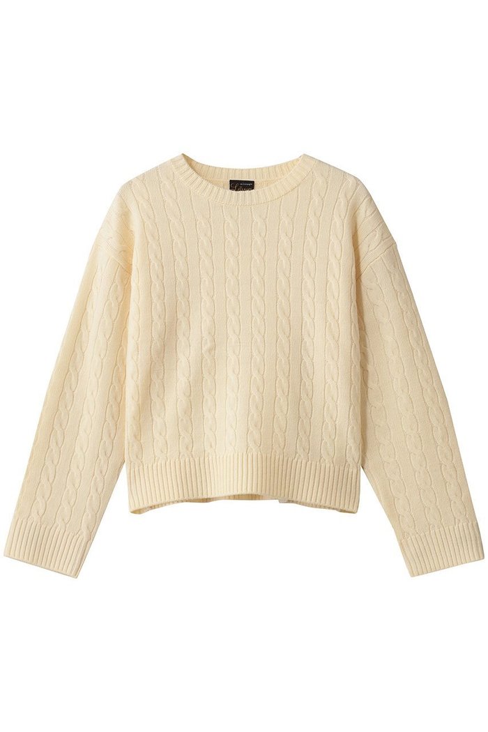 【エリオポール/heliopole】の【Letroyes】ケーブルクルーネックニット インテリア・キッズ・メンズ・レディースファッション・服の通販 founy(ファニー) https://founy.com/ ファッション Fashion レディースファッション Fashion for Women トップス・カットソー Cut & Sew Tops ニット Knit Tops & Sweaters カジュアルプルオーバー・ニットトップス Pullovers & Knit Tops / Casual Pullovers コンパクト Compact, Small Size シンプル Simple, Minimal フランス France, French 人気 Popular, Best Seller 新作・新入荷 New Arrivals / New In |ID: prp329100004770143 ipo3291000000034554699