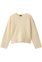 【エリオポール/heliopole】の【Letroyes】ケーブルクルーネックニット 人気、トレンドファッション・服の通販 founy(ファニー) ファッション Fashion レディースファッション Fashion for Women トップス・カットソー Cut & Sew Tops ニット Knit Tops & Sweaters カジュアルプルオーバー・ニットトップス Pullovers & Knit Tops / Casual Pullovers コンパクト Compact, Small Size シンプル Simple, Minimal フランス France, French 人気 Popular, Best Seller 新作・新入荷 New Arrivals / New In |ID:prp329100004770143