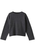【エリオポール/heliopole】の【Letroyes】ケーブルクルーネックニット 人気、トレンドファッション・服の通販 founy(ファニー) ファッション Fashion レディースファッション Fashion for Women トップス・カットソー Cut & Sew Tops ニット Knit Tops & Sweaters カジュアルプルオーバー・ニットトップス Pullovers & Knit Tops / Casual Pullovers コンパクト Compact, Small Size シンプル Simple, Minimal フランス France, French 人気 Popular, Best Seller 新作・新入荷 New Arrivals / New In thumbnail チャコールグレー|ID: prp329100004770143 ipo3291000000034554701