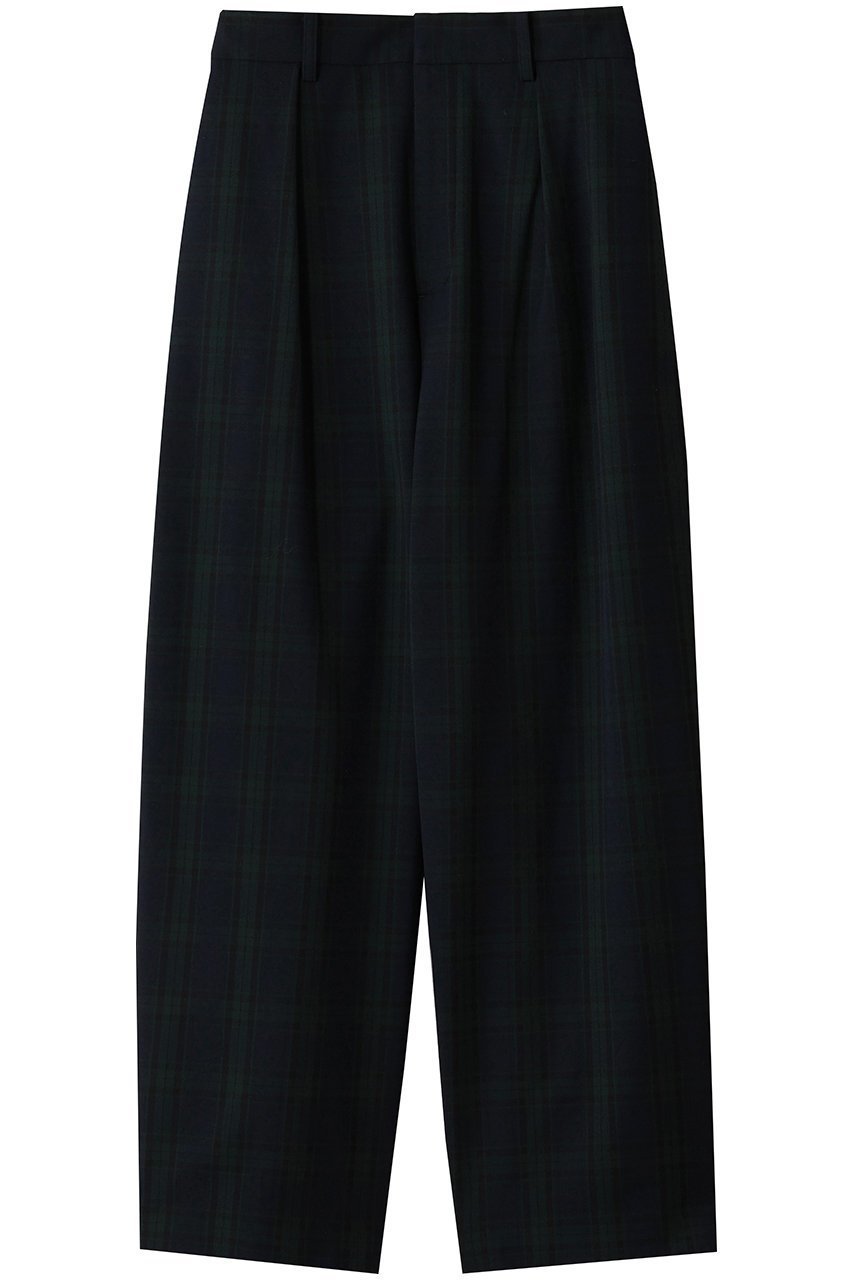 【エリオポール/heliopole】のチェックカーヴィーパンツ インテリア・キッズ・メンズ・レディースファッション・服の通販 founy(ファニー) 　ファッション　Fashion　レディースファッション　Fashion for Women　パンツ　Pants & Trousers　ストレッチ　Stretch, Stretchy Fabric　チェック　Check, Plaid, Tartan　トレンド　Trend, Trending Now　グリーン系|ID: prp329100004770146 ipo3291000000035845756