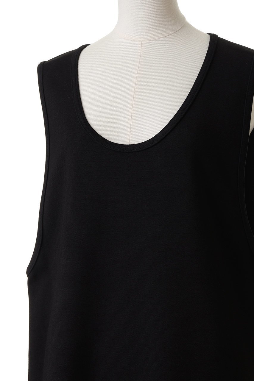 【ブラミンク/BLAMINK】の【BLMK】 Uネックノースリーブワンピース 人気、トレンドファッション・服の通販 founy(ファニー) 　ファッション　Fashion　レディースファッション　Fashion for Women　ワンピース　Dresses　チュニック　Tunic Tops & Dresses　ストレート　Straight, Straight Cut　タートルネック　Turtleneck, High Neck　チュニック　Tunic, Long Top　ノースリーブ　Sleeveless, No-Sleeve　新作・新入荷　New Arrivals / New In　other-5|ID: prp329100004770148 ipo3291000000034554754