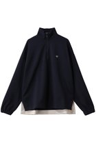 【ブラミンク/BLAMINK】の【BLMK】 ハーフジップロングスリーブ 人気、トレンドファッション・服の通販 founy(ファニー) ファッション Fashion レディースファッション Fashion for Women トップス・カットソー Cut & Sew Tops シャツ・ブラウス・オフィスカジュアル Elegant Blouses & Button-Ups レディースパーカー・カジュアルフーディー Casual Hoodies & Sweatshirts ロングTシャツ・Tシャツ Longline T-Shirts & Tees スウェット・クルーネックトップス Sweatshirts & Crewnecks / Relaxed Fit Sweat Tops カットソー・ベーシックTシャツ Cut-and-Sewn Tops / Stretch Tees & Basics おすすめ Recommended / Our Picks インナー Innerwear スリーブ Sleeve, Long Sleeve / Short Sleeve タートルネック Turtleneck, High Neck フォルム Silhouette, Form ロング Long, Long-Length 新作・新入荷 New Arrivals / New In thumbnail ネイビー|ID: prp329100004770151 ipo3291000000034554768