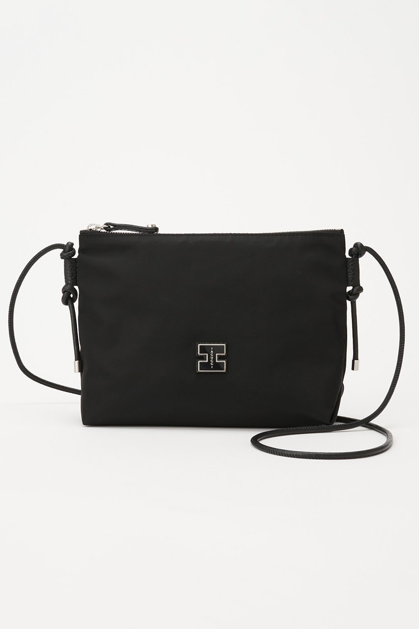 【イアクッチ/IACUCCI】のアーゴ ポーチSD NYLON/CERVO インテリア・キッズ・メンズ・レディースファッション・服の通販 founy(ファニー) 　ファッション　Fashion　レディースファッション　Fashion for Women　ポーチ&ミニバッグ　Pouches & Mini Bags　バッグ　Bags　エレガント 上品　Elegant　春　Spring　コンパクト　Compact, Small Size　なめらか　Smooth, Silky Texture　人気　Popular, Best Seller　バランス　Balance, Style Balance　フロント　Front, Front Design　ベスト　Vest, Waistcoat　ポーチ　Pouch, Small Case　メタル　Metal, Metal Parts　ワンポイント　One Point, Statement Accent　S/S・春夏　SS, Spring/Summer, Warm Season　夏　Summer　旅行　Travel　2026年　2026　ブラック|ID: prp329100004770160 ipo3291000000035588227