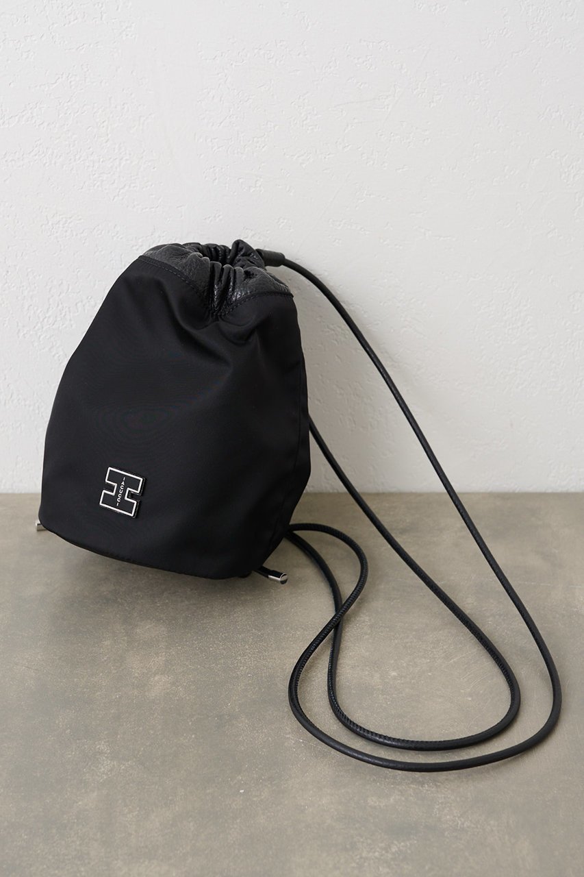 【イアクッチ/IACUCCI】のアーゴ ドロストSD NYLON/CERVO 人気、トレンドファッション・服の通販 founy(ファニー) 　ファッション　Fashion　レディースファッション　Fashion for Women　バッグ　Bags　エレガント 上品　Elegant　春　Spring　巾着　Drawstring Bag, Kinchaku　なめらか　Smooth, Silky Texture　人気　Popular, Best Seller　ハンカチ　Handkerchief, Hanky　バケツ　Bucket, Bucket Style　フォルム　Silhouette, Form　フロント　Front, Front Design　メタル　Metal, Metal Parts　ラップ　Wrap, Wrap Design　リップ　Lip, Lip Motif　S/S・春夏　SS, Spring/Summer, Warm Season　おすすめ　Recommended / Our Picks　夏　Summer　2026年　2026　other-2|ID: prp329100004770162 ipo3291000000035698727