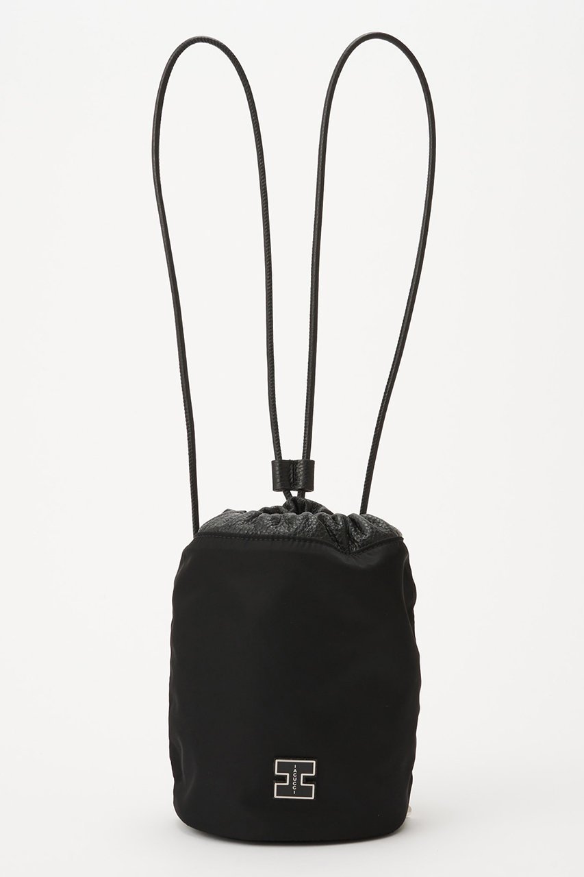 【イアクッチ/IACUCCI】のアーゴ ドロストSD NYLON/CERVO 人気、トレンドファッション・服の通販 founy(ファニー) 　ファッション　Fashion　レディースファッション　Fashion for Women　バッグ　Bags　エレガント 上品　Elegant　春　Spring　巾着　Drawstring Bag, Kinchaku　なめらか　Smooth, Silky Texture　人気　Popular, Best Seller　ハンカチ　Handkerchief, Hanky　バケツ　Bucket, Bucket Style　フォルム　Silhouette, Form　フロント　Front, Front Design　メタル　Metal, Metal Parts　ラップ　Wrap, Wrap Design　リップ　Lip, Lip Motif　S/S・春夏　SS, Spring/Summer, Warm Season　おすすめ　Recommended / Our Picks　夏　Summer　2026年　2026　other-7|ID: prp329100004770162 ipo3291000000035698736