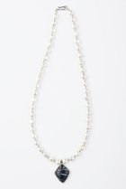 【プリーク/Preek】のSQUARE STONE PEARL ネックレス 人気、トレンドファッション・服の通販 founy(ファニー) ファッション Fashion レディースファッション Fashion for Women ジュエリー Jewelry ネックレス Necklaces & Pendants ストーン Stone, Gem-Like ネックレス Necklace, Pendant Necklace バロック Baroque, Baroque Design パール Pearl, Pearl Accent モダン Modern, Contemporary 再入荷 Restock / Back in Stock thumbnail ブラック|ID: prp329100004771150 ipo3291000000034565255