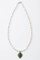 【プリーク/Preek】のSQUARE STONE PEARL ネックレス 人気、トレンドファッション・服の通販 founy(ファニー) ファッション Fashion レディースファッション Fashion for Women ジュエリー Jewelry ネックレス Necklaces & Pendants ストーン Stone, Gem-Like ネックレス Necklace, Pendant Necklace バロック Baroque, Baroque Design パール Pearl, Pearl Accent モダン Modern, Contemporary 再入荷 Restock / Back in Stock thumbnail グリーン|ID: prp329100004771150 ipo3291000000034565256