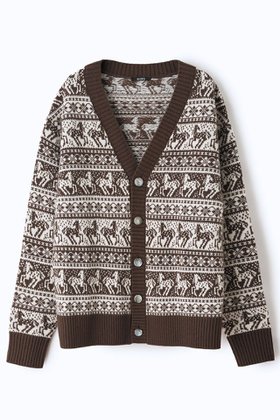 【アロー/aLORS】のCardigan jacquard equestre Freya カーディガン 人気、トレンドファッション・服の通販 founy(ファニー) ファッション Fashion レディースファッション Fashion for Women トップス・カットソー Cut & Sew Tops ニット Knit Tops & Sweaters カーディガン・羽織り Layered Style Cardigans イタリア Italy カーディガン Cardigan, Knitwear パターン Pattern, Design Print モチーフ Motif, Design Theme ロンドン London Style, British Inspired エレガント 上品 Elegant 新作・新入荷 New Arrivals / New In |ID:prp329100004771155