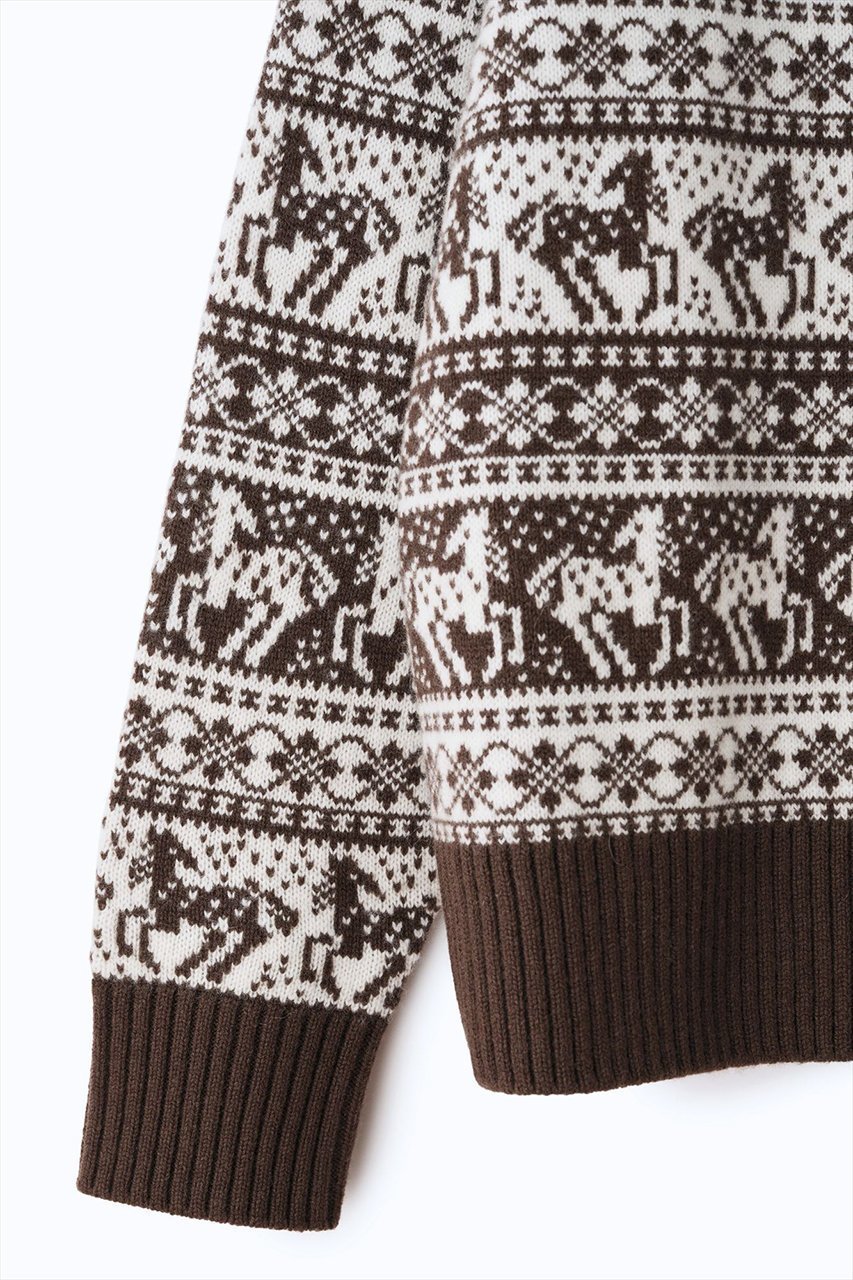 【アロー/aLORS】のCardigan jacquard equestre Freya カーディガン 人気、トレンドファッション・服の通販 founy(ファニー) ファッション Fashion レディースファッション Fashion for Women トップス・カットソー Cut & Sew Tops ニット Knit Tops & Sweaters カーディガン・羽織り Layered Style Cardigans イタリア Italy カーディガン Cardigan, Knitwear パターン Pattern, Design Print モチーフ Motif, Design Theme ロンドン London Style, British Inspired エレガント 上品 Elegant 新作・新入荷 New Arrivals / New In other-4|ID: prp329100004771155 ipo3291000000034565286