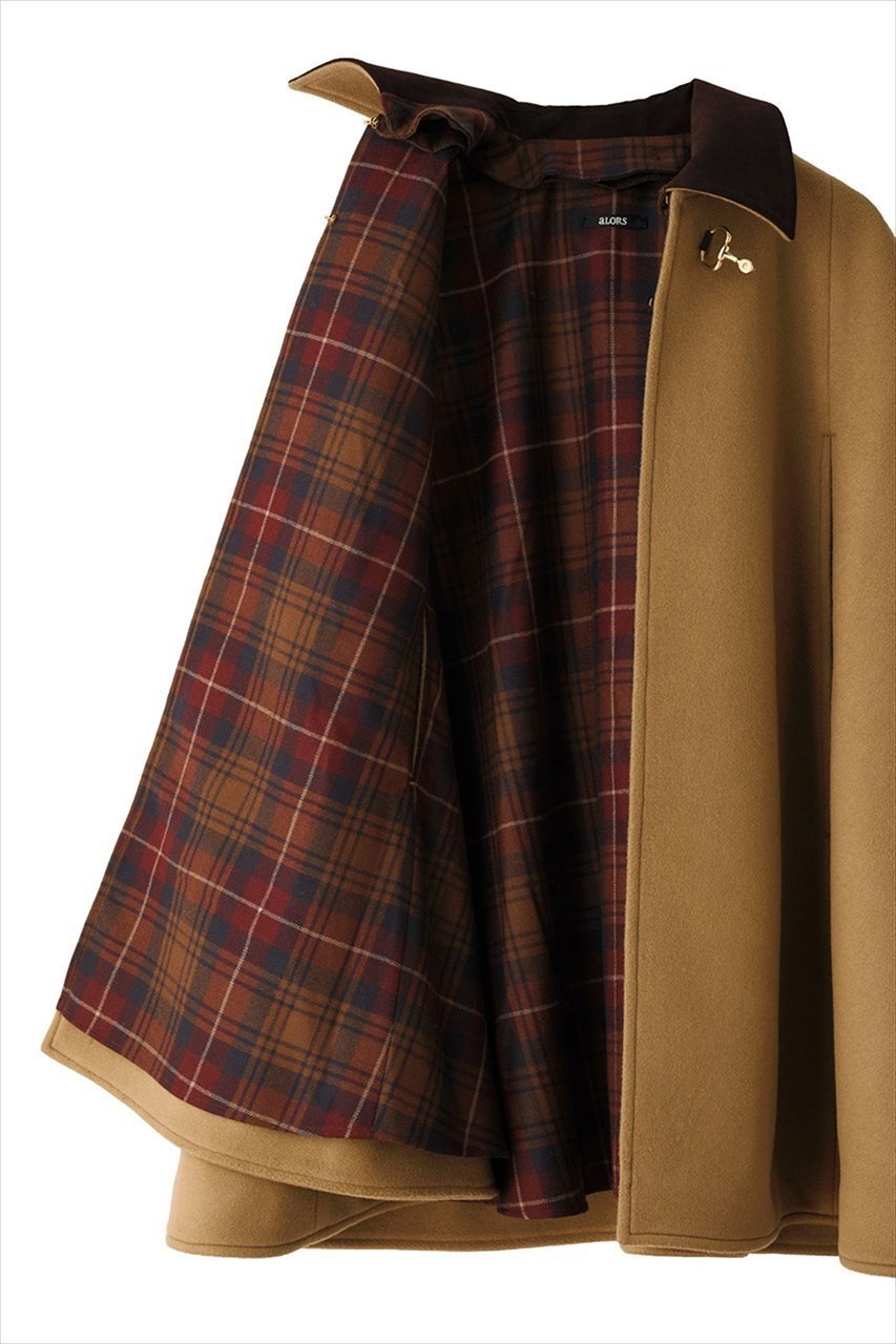 【アロー/aLORS】のCape a mors Calliope ケープ 人気、トレンドファッション・服の通販 founy(ファニー) ファッション Fashion レディースファッション Fashion for Women アウター Coat / Outerwear Collection コート・ロングコート・ピーコート Long Coats, Peacoats & More なめらか Smooth, Silky Texture イタリア Italy ショート Short, Short Length リュクス Luxury, Elegant, High-End, Chic エレガント 上品 Elegant 冬 Winter / This Winter other-5|ID: prp329100004771156 ipo3291000000036641672