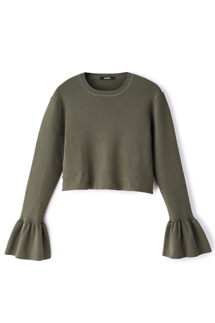 【アロー/aLORS】のPull en dentelle torsadee equestre Cadence レース付きニット 人気、トレンドファッション・服の通販 founy(ファニー) 　ファッション　Fashion　レディースファッション　Fashion for Women　トップス・カットソー　Cut & Sew Tops　ニット　Knit Tops & Sweaters　カジュアルプルオーバー・ニットトップス　Pullovers & Knit Tops / Casual Pullovers　スリーブ　Sleeve, Long Sleeve / Short Sleeve　ペプラム　Peplum, Flared Hem　モチーフ　Motif, Design Theme　レース　Lace, Lace Fabric　エレガント 上品　Elegant　冬　Winter / This Winter　春　Spring　other-6|ID: prp329100004771158 ipo3291000000036503304