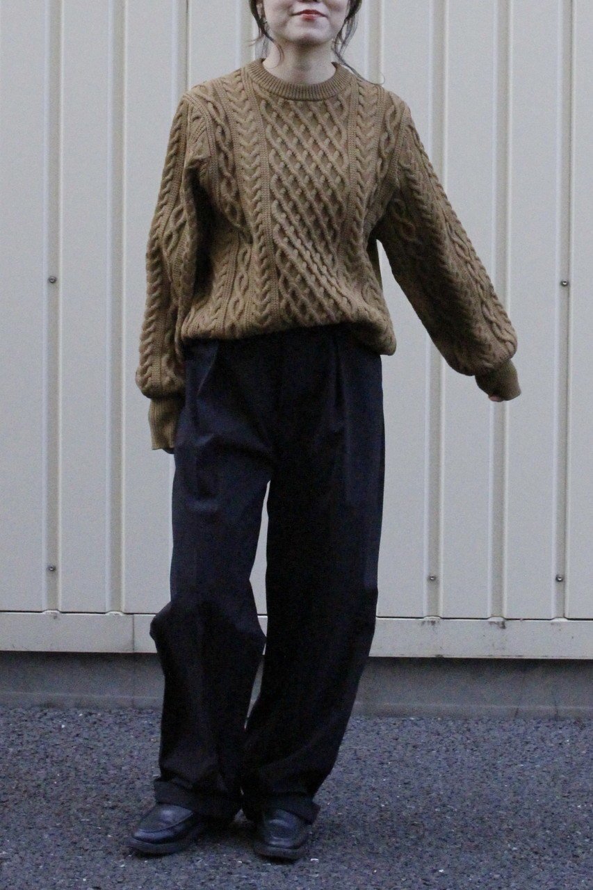 【レリル/lelill】のハイテク アランニット 人気、トレンドファッション・服の通販 founy(ファニー) ファッション Fashion レディースファッション Fashion for Women トップス・カットソー Cut & Sew Tops ニット Knit Tops & Sweaters カジュアルプルオーバー・ニットトップス Pullovers & Knit Tops / Casual Pullovers 洗える Machine Washable 畦 Ribbed Knit other-7|ID: prp329100004771168 ipo3291000000034628189