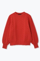 【レリル/lelill】のハイテク アランニット 人気、トレンドファッション・服の通販 founy(ファニー) ファッション Fashion レディースファッション Fashion for Women トップス・カットソー Cut & Sew Tops ニット Knit Tops & Sweaters カジュアルプルオーバー・ニットトップス Pullovers & Knit Tops / Casual Pullovers 洗える Machine Washable 畦 Ribbed Knit |ID:prp329100004771168