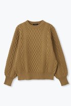 【レリル/lelill】のハイテク アランニット キャメル|ID: prp329100004771168 ipo3291000000036908321