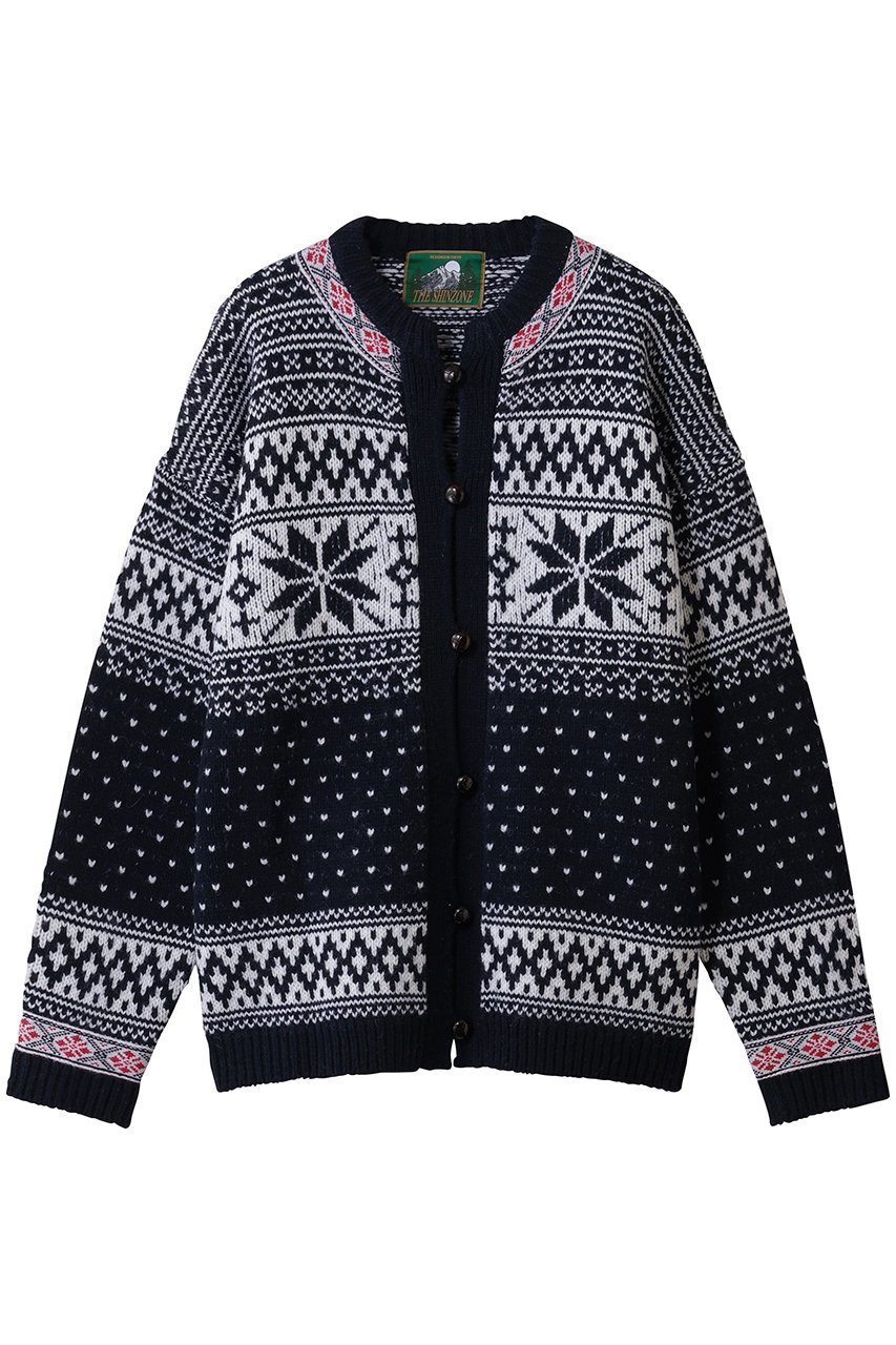 【シンゾーン/Shinzone】のノルウェーニットカーディガン インテリア・キッズ・メンズ・レディースファッション・服の通販 founy(ファニー) ファッション Fashion レディースファッション Fashion for Women トップス・カットソー Cut & Sew Tops ニット Knit Tops & Sweaters カーディガン・羽織り Layered Style Cardigans カーディガン Cardigan, Knitwear パターン Pattern, Design Print フロント Front, Front Design 新作・新入荷 New Arrivals / New In ネイビー|ID: prp329100004771177 ipo3291000000034565449